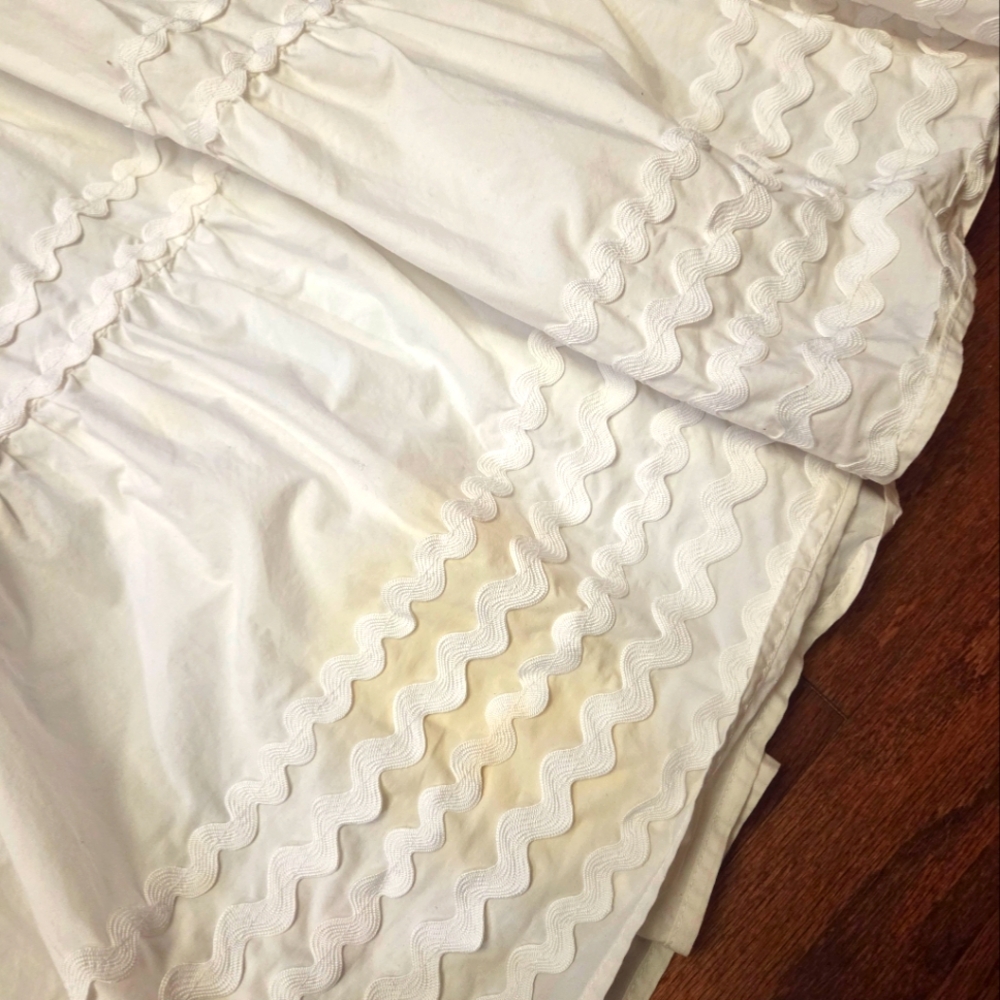 Lisa Marie Fernandez x Target | White Ric Rac Dress, Sz. 2X - Picture 4 of 6